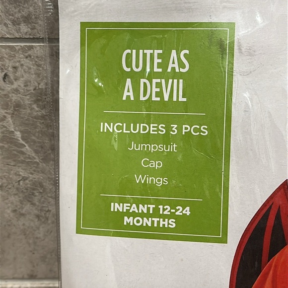 Cute As A Devil Halloween Costume NEW Size 12-24 Month - Picture 3 of 7